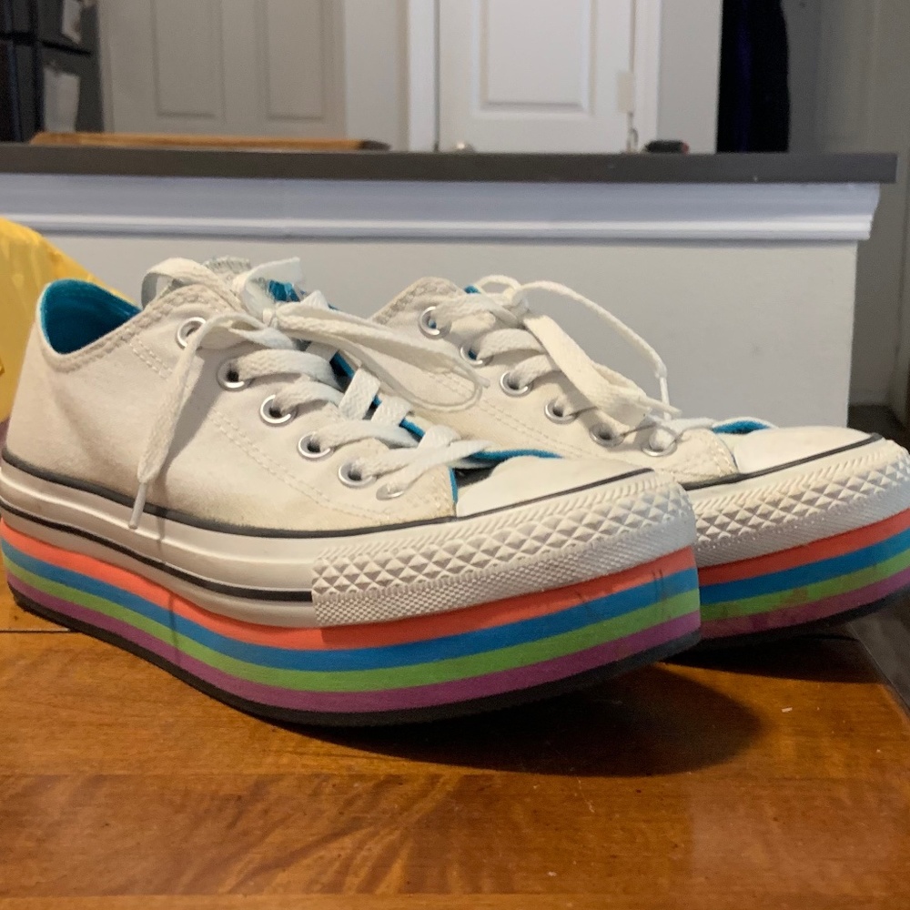 Converse All Star platform sneakers